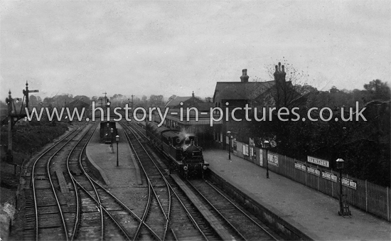 Upminster Station, Upminster, Essex. c.1914.